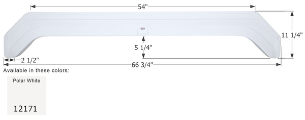 Icon Fender Skirt for Tandem Axle RVs (MPN: 12171)
