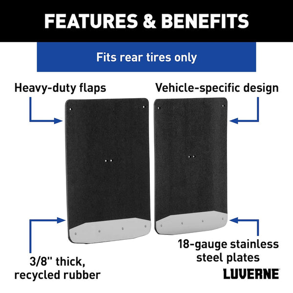 Luverne Textured Rubber Mud Guards (MPN: 251544)