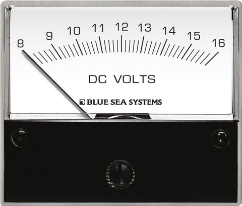 Blue Sea Gauge Voltmeter (MPN: 8003-BSS)