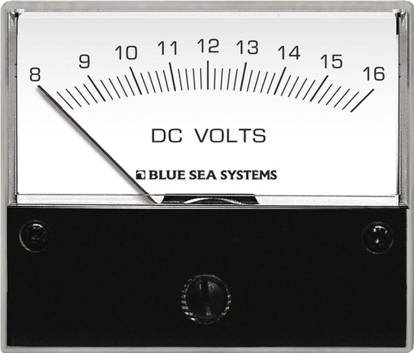 Blue Sea Gauge Voltmeter (MPN: 8003-BSS)