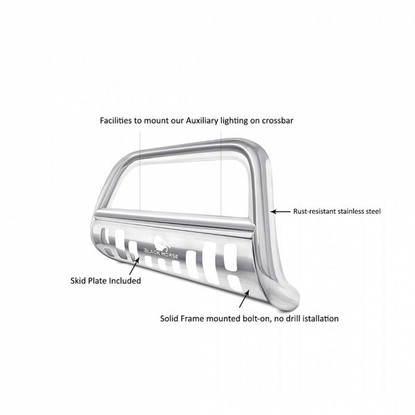 Black Horse Off Road Bull Bar (MPN: CBS-B8902SP)
