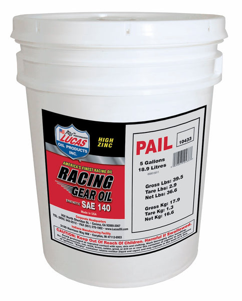 Lucas Oil Synthetic Gear Oil (MPN: 10433)