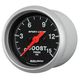 AutoMeter Gauge Boost Sport-Comp (MPN: 3350)