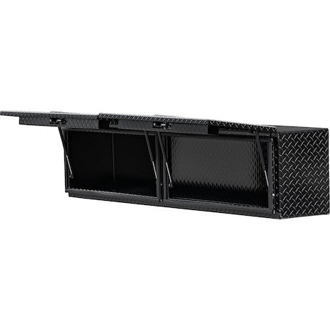 Buyers Products Gloss Black Diamond Tread Aluminum Topsider Tool Box (MPN: 1721351)