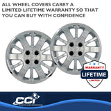 Coast To Coast 15 Inch Wheel Cover Set (MPN: IWC45315C)