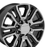 OE Wheels CV70B 20 Inch Aluminum Wheel (MPN: CV70B-20085-8180-47MB)