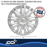Coast To Coast 15 Inch Wheel Cover Set (MPN: IWC50715S)
