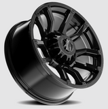 Torque Wheels 22 Inch Satin Black Impact Wheel (MPN: TW403C-22118704-25)