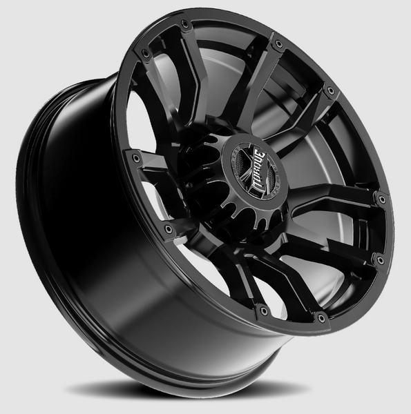 Torque Wheels 22 Inch Satin Black Impact Wheel (MPN: TW403C-22118704-25)