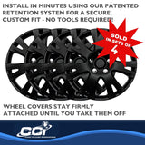 Coast To Coast 16 Inch Wheel Cover Set (MPN: IWC103216BLK)