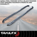 TrailFX Nerf Bar Round Tube Side Steps (MPN: A0070T)