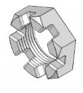 Lippert Components Trailer Spindle Nut (MPN: 122081)