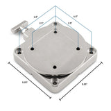 Cannon Downrigger Mount with Low-Profile Swivel Base (MPN: 1903002)