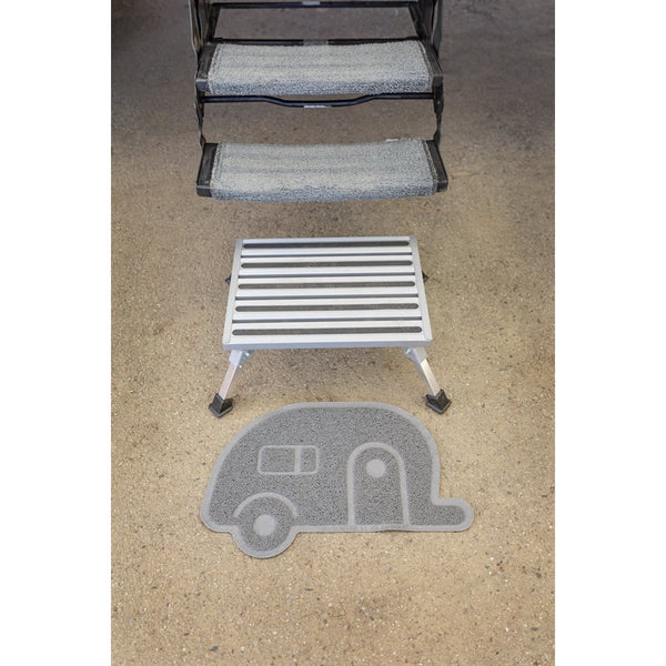 Aluminum Step Stool with Foldable Legs (MPN: 43677)