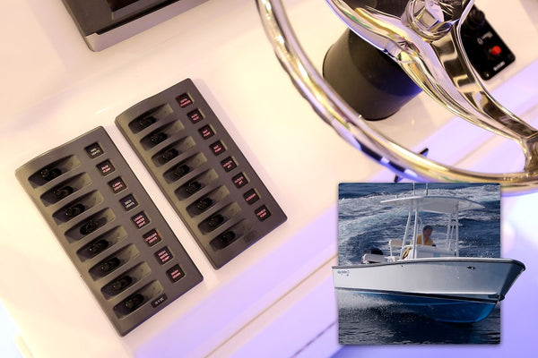 Power Distribution Box by Blue Sea (MPN: 4308-BSS)