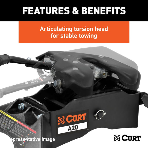 CURT A20 Fifth Wheel Trailer Hitch (MPN: 16034)