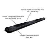 Black Horse Off Road Cutlass Running Boards (MPN: RN-FOF2SD-76-BK)