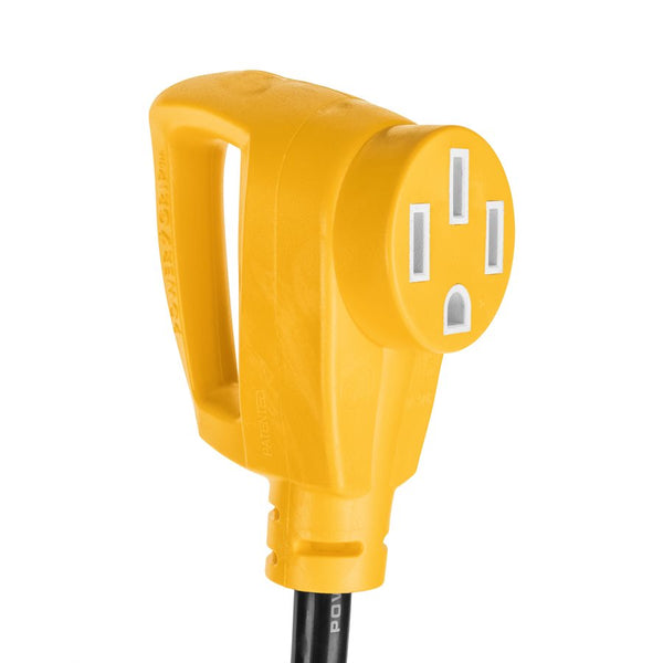 Camco Power Cord Adapter 30 Amp Male to 50 Amp Female (MPN: 55185)