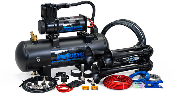 Horn Blasters Bullet Air Horn Kit (MPN: HK-B4K-228H)