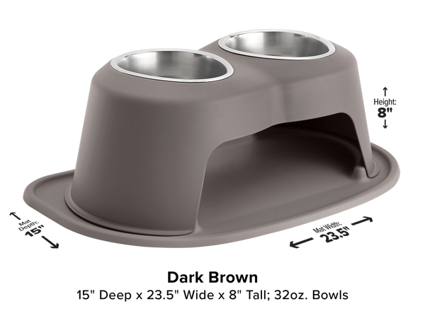 Weathertech Double High Pet Feeding System (MPN: DHC3208DBDB)