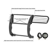 Black Horse Grille Guard Kit (MPN: 17NE23MA-PLFB)