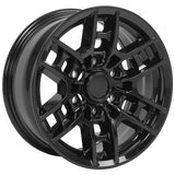 OE Wheels TY17 Gloss Black Aluminum Wheel (MPN: TY17-16070-6550-13B)