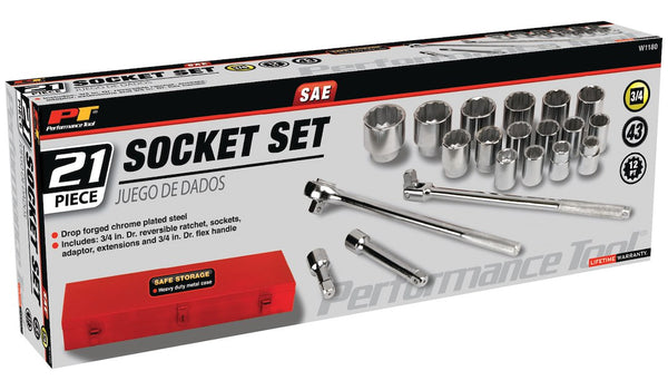 Performance Tool Socket Set (MPN: W1180)