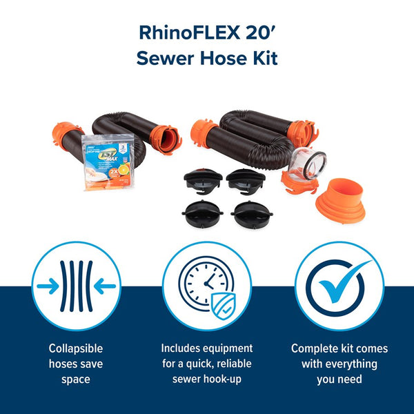 Camco RhinoFLEX Sewer Hose (MPN: 39741)