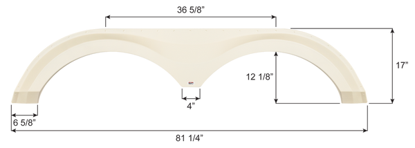 Icon Fender Skirt for Tandem Axle RVs (MPN: 16087)