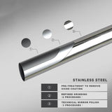 Black Horse Off Road Bull Bar (MPN: BBDG700-SP-PLFB)