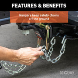 Trailer safety chain holder (MPN: 45806)