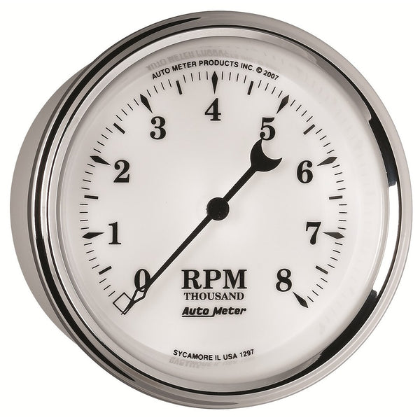 AutoMeter Old Tyme White II Tachometer (MPN: 1297)