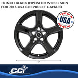 Coast To Coast Impostor Wheel Skin (MPN: IWCIMP393BLK)