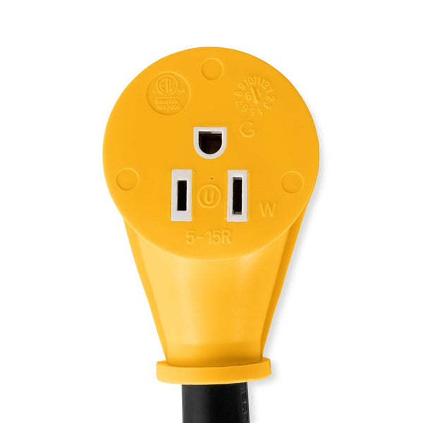 Camco Power Cord Adapter 30 Amp Male to 15 Amp Female (MPN: 55155)