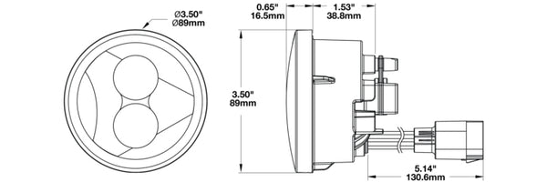 J.W. Speaker Turn Signal Light Assembly (MPN: 0346503)