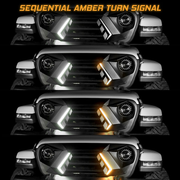 XK Glow LED Grill Light For Jeep (MPN: XK-GRILL-JK1)
