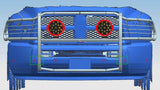Black Horse Grille Guard Kit (MPN: 17DR01MA-PLR)