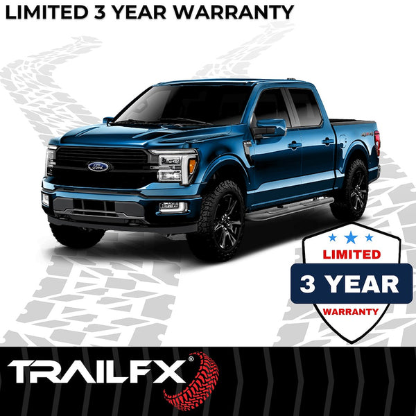 TrailFX Nerf Bar 4 Inch Oval Tube Side Steps (MPN: A1005B)