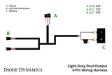 Diode Dynamics Light Bar Wiring Harness (MPN: DD4092)