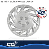 Coast To Coast 15 Inch Wheel Cover Set (MPN: IWC11815S)