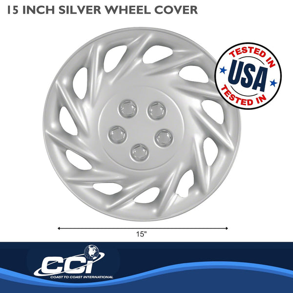 Coast To Coast 15 Inch Wheel Cover Set (MPN: IWC11815S)