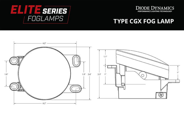 Diode Dynamics Elite Series Fog Lights (MPN: DD5140P)