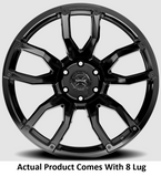 Torque Wheels 22 Inch Gloss Black Impact Wheel (MPN: TW403C-22119805-25)