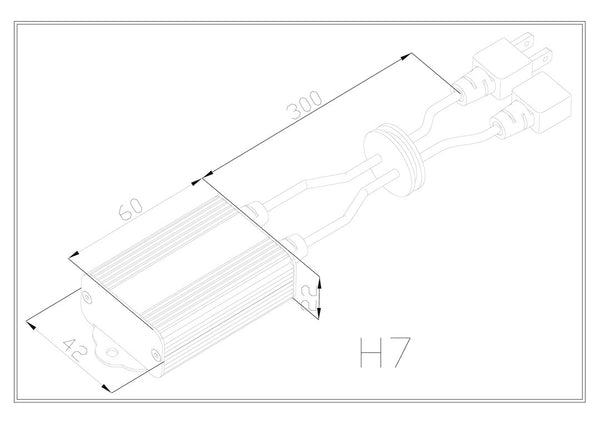 ARC Lighting Headlight Wiring Harness (MPN: 20072)