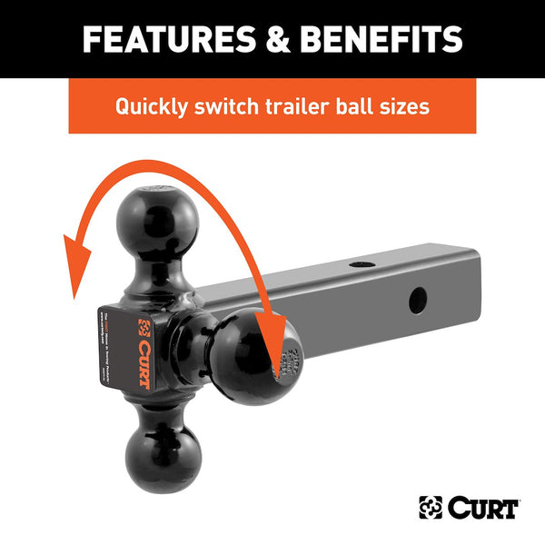 CURT Multi Tow Ball Mount (MPN: 45650)