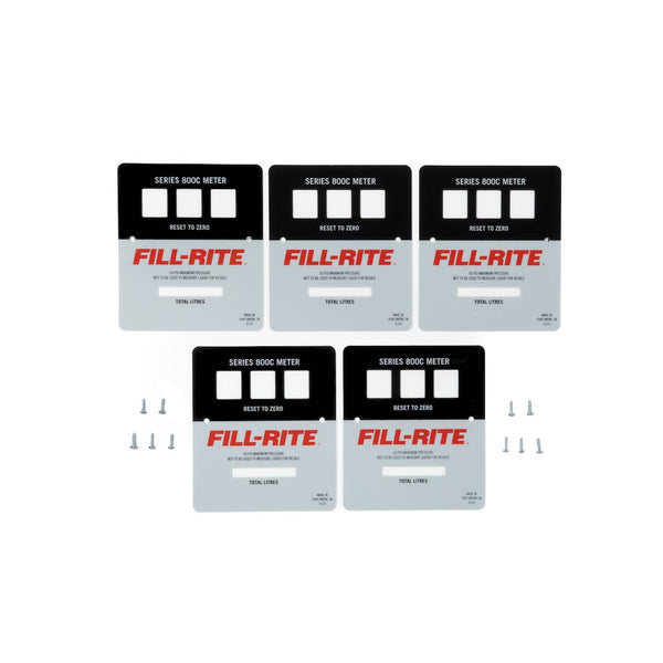 Fill-Rite Flow Meter Faceplate (MPN: KIT800LFPP)