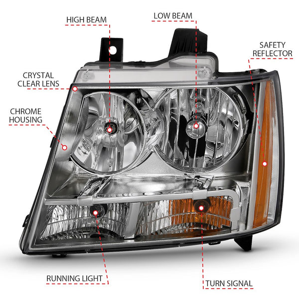 AnzoUSA Headlight Assembly (MPN: 111475)