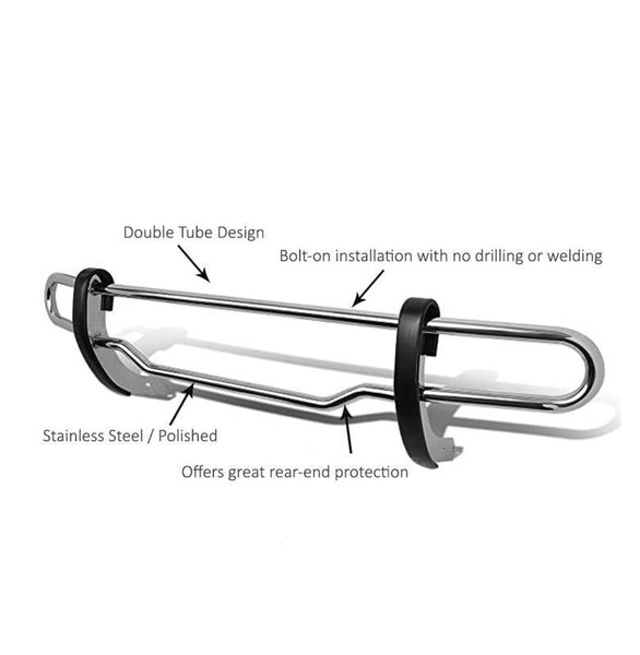 Black Horse Off Road Double Tube Bumper Guard (MPN: 8HO5SS)