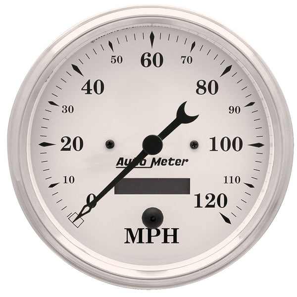 AutoMeter Speedometer Old Tyme White (MPN: 1689)
