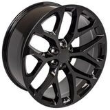 OE Wheels CV98B Gloss Black Wheel (MPN: CV98B-24100-6550-24B)